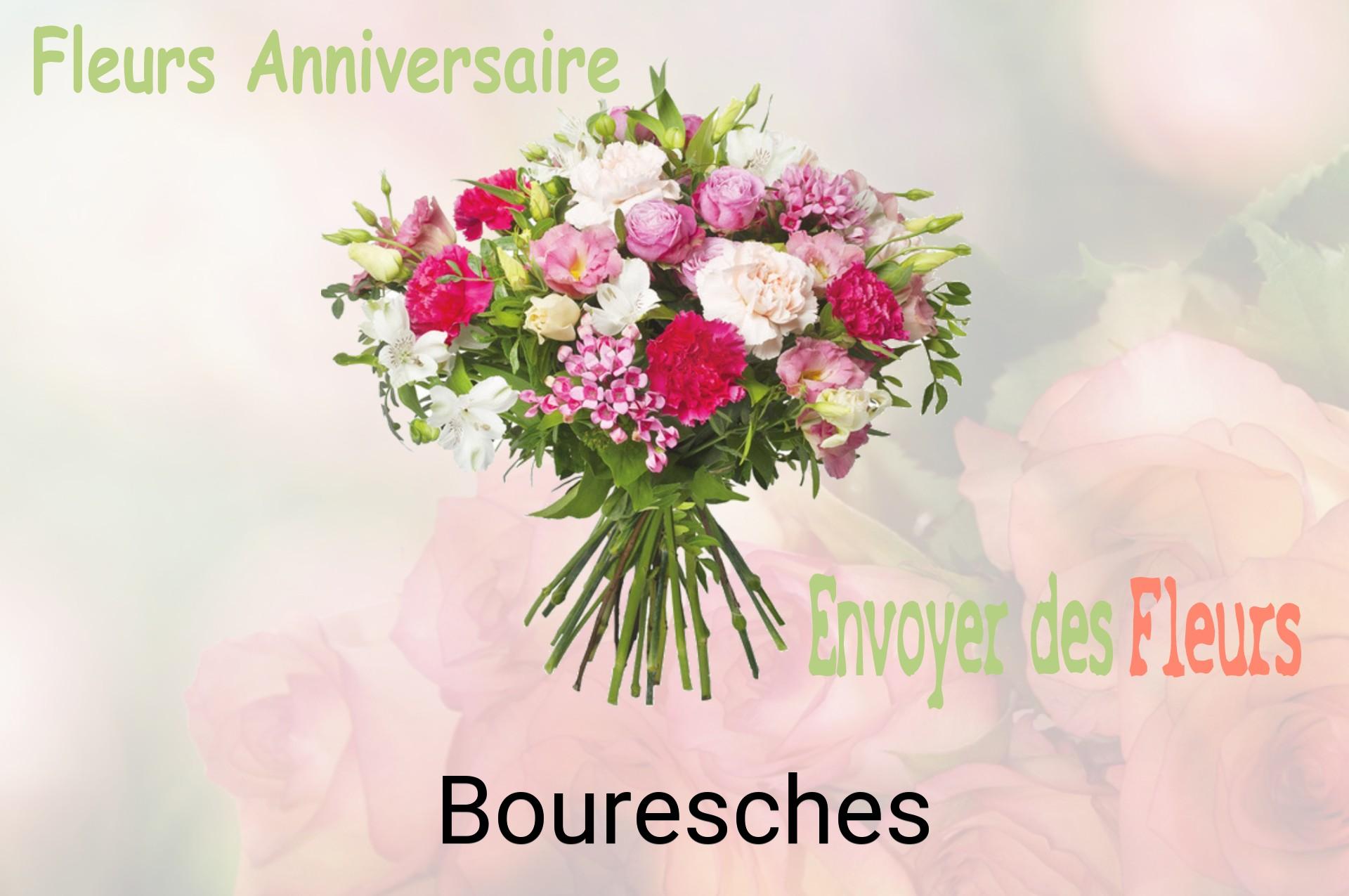 Bouquet de fleurs d’anniversaire livré à Bouresches